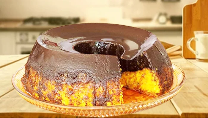 Bolo de Cenoura com Brigadeirão