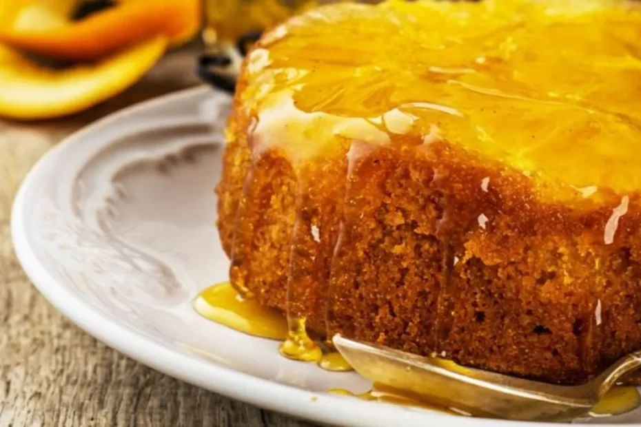 Bolo de Fubá com Laranja