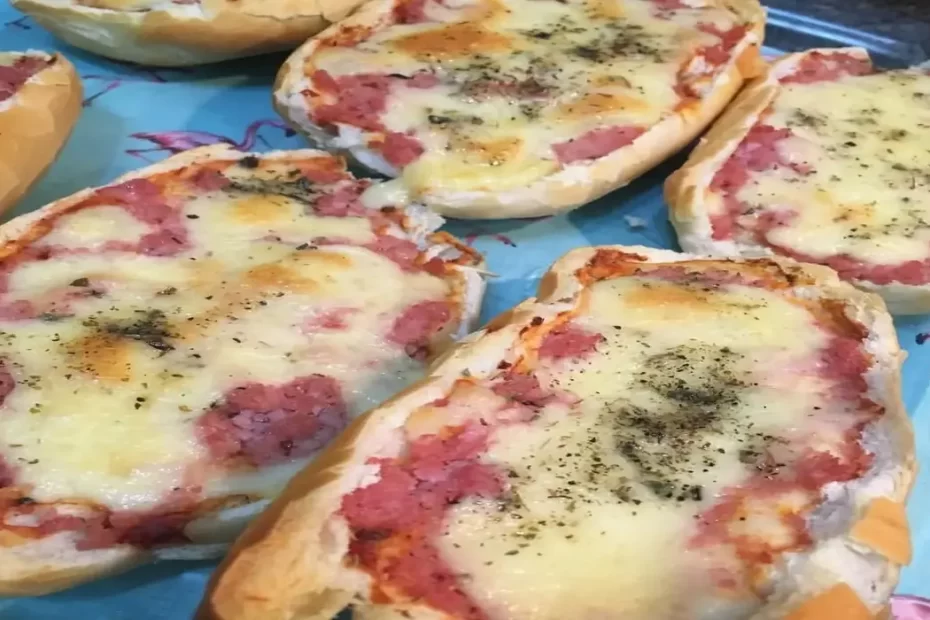 Receitas maravilhosa de Pizza no Pão francês