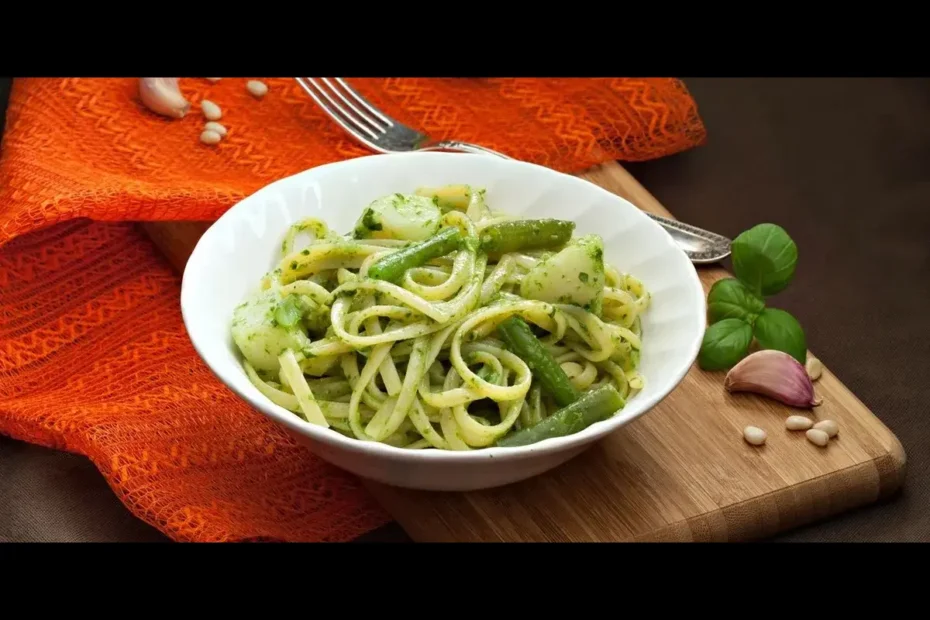 Tagliatelle ao Pesto Genovese